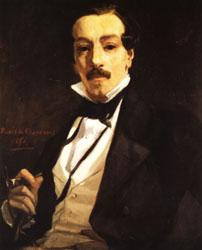 Pierre Puvis de Chavannes Thommas - Alfred Jones, Member of Stockbrokerage House oil painting image